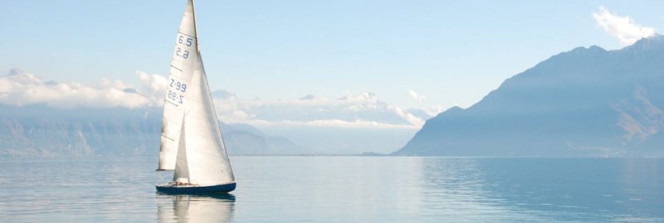 Sailboat - White Sailboat on Water